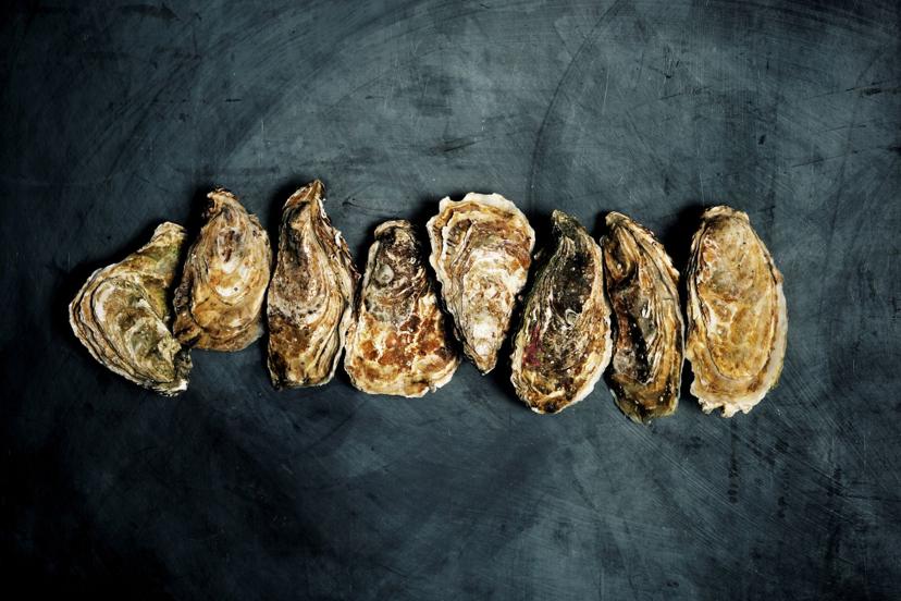 Atlantic oysters with house mignonette